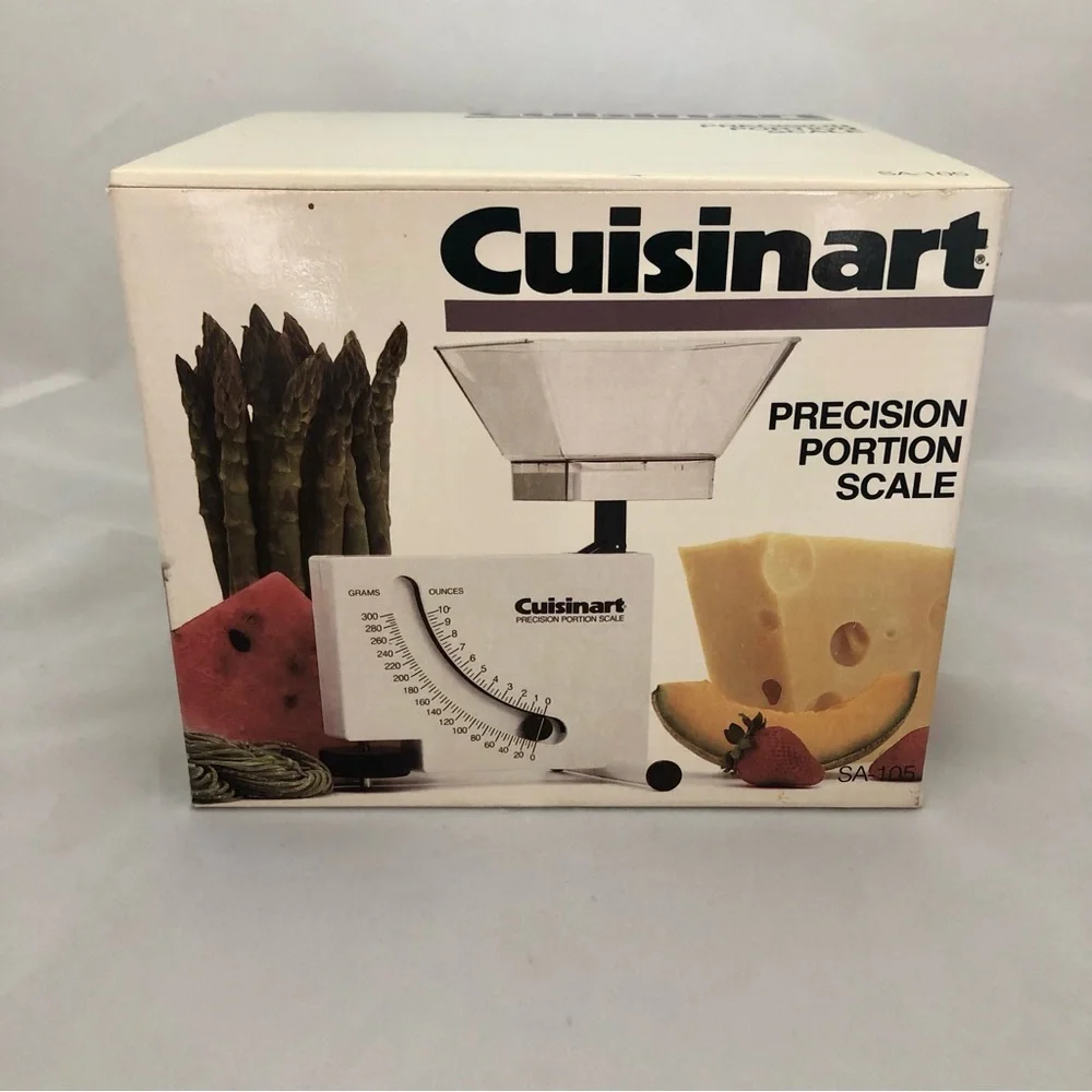 Cuisinart White Precision Portion Scale - Classic Kitchen Scale